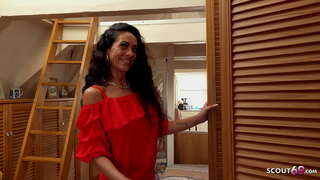 JERMAN SCOUT - KURUS KOTOR IBU MENGGODA UNTUK KERAS DUBUR PADA PALSU MODEL PEKERJAAN UNTUK TUNAI