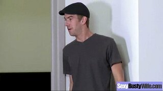 Катгый секс-видео белән Искиткеч домохозяйкой белән Зур сиськами (Хма Лелани) төре-23